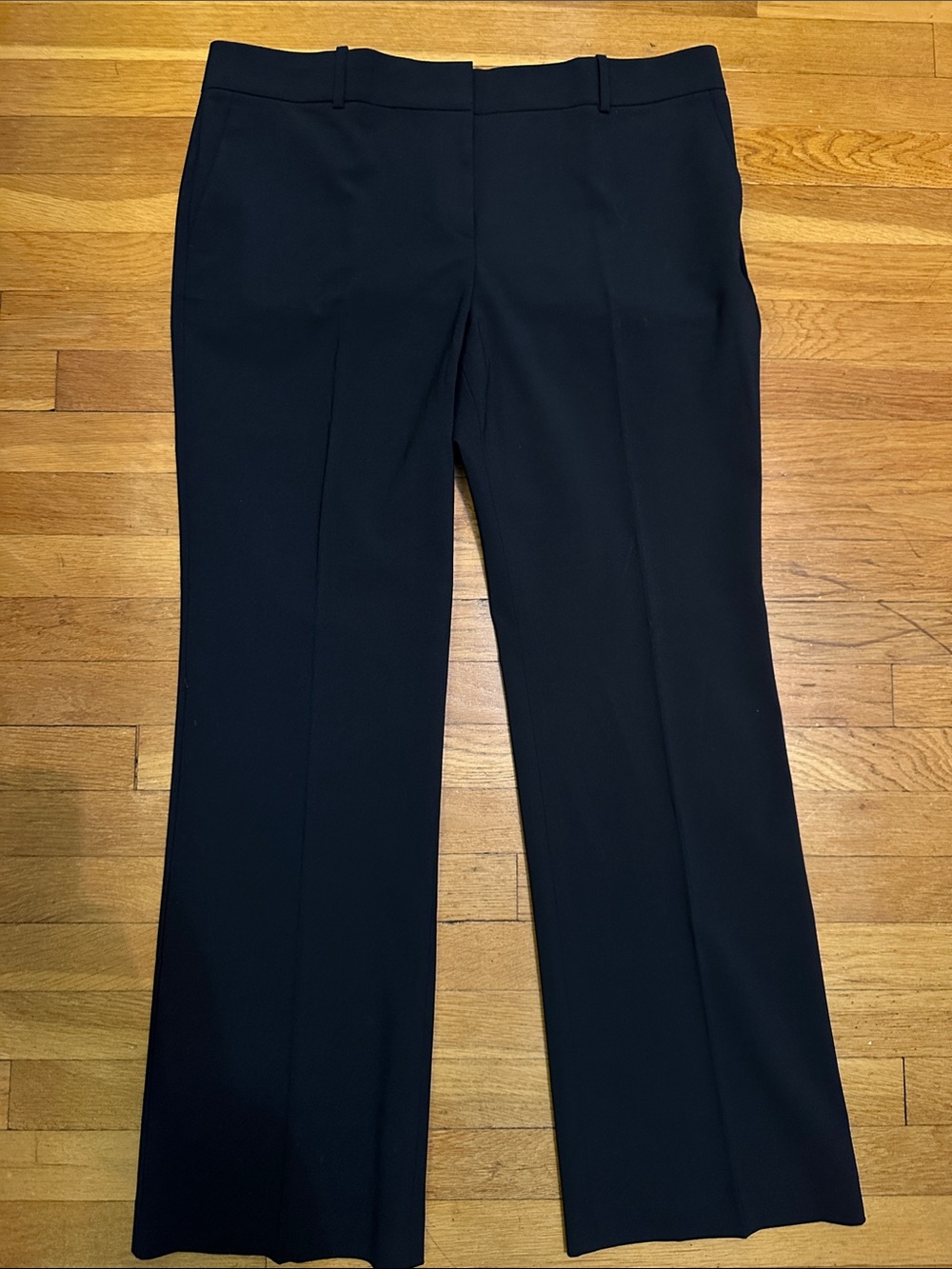 Ann Taylor Women's Navy Dress Pants - Classic Straight Leg